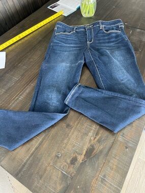 Women’s A E  JEANS- Stretch sz 14/32  Dark Blue Stretch Denim Jeans - jegging